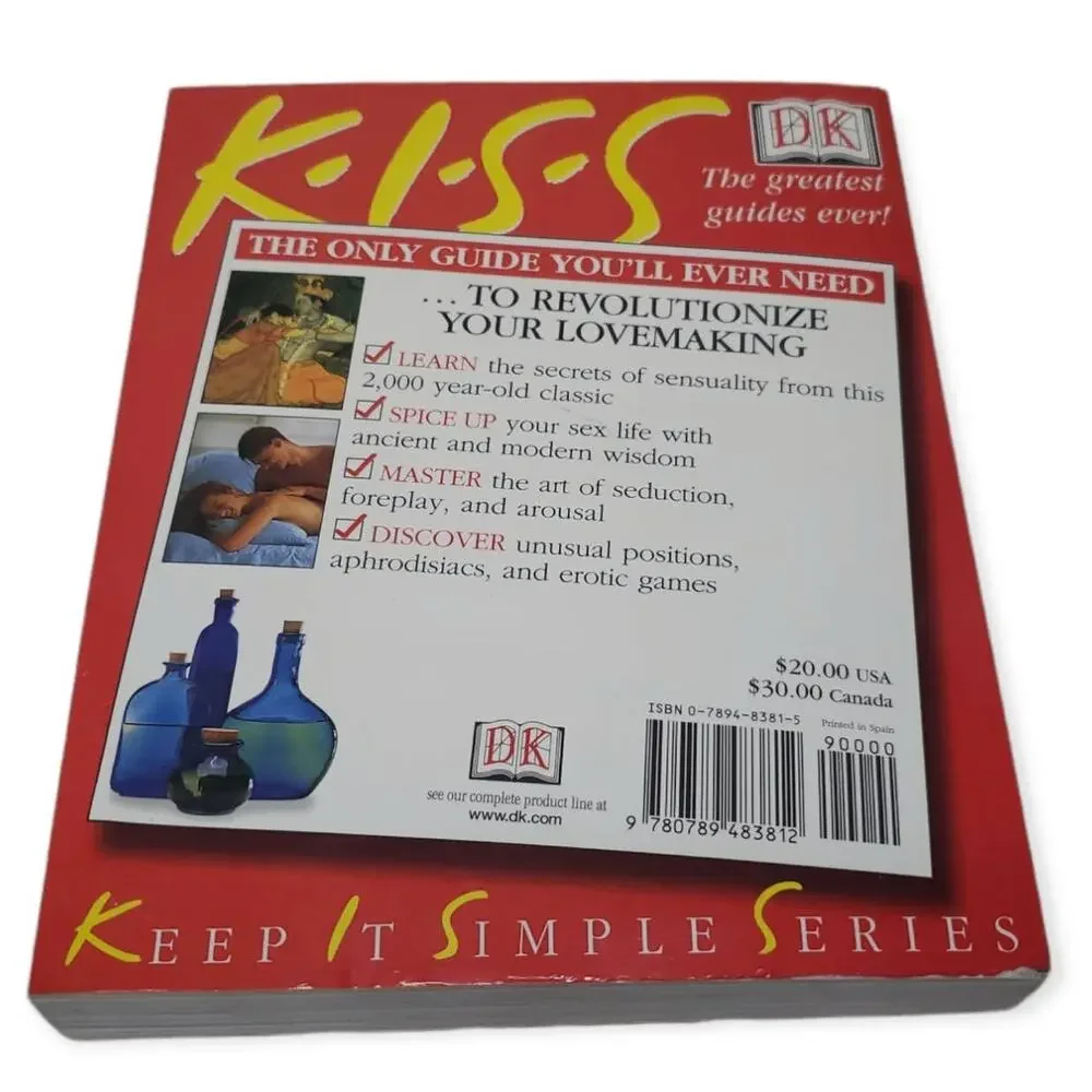 KISS Guide The Kama Sutra Heighten Discover Unlock Sensual Pleasure Erotic Book